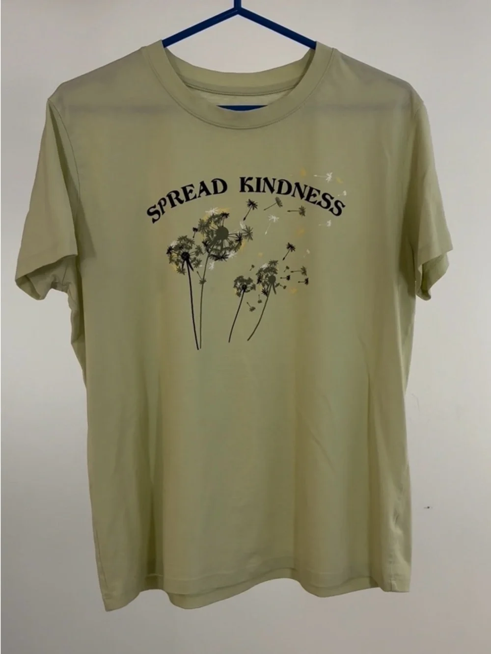 THE ECO Closet Spread Kindness Short Sleeve Tee - Light Sage - Picture 3 of 4